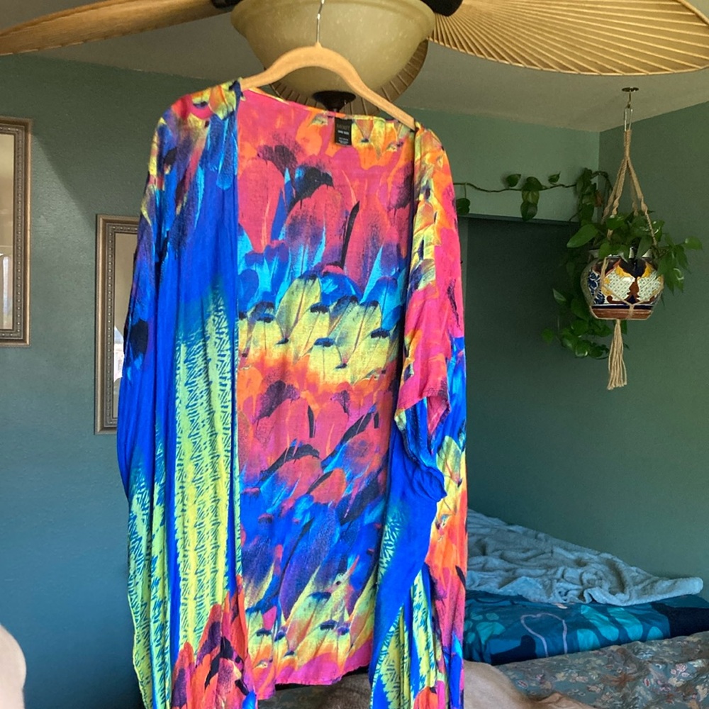 Flowy Bright Summer Shawl